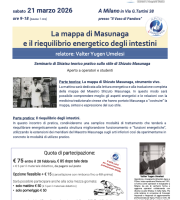 NON PIÙ DISPONIBILE -  "La Mappa di Masunaga" e il "Riequilibrio degli Intestini" - Milano